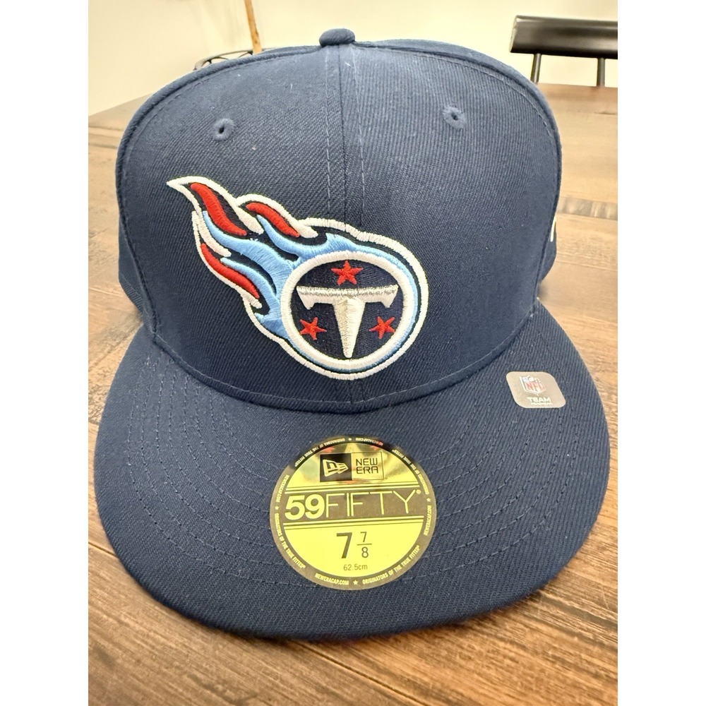 Tennessee Titans New Era 59fifty Fitted 7 7/8 Men's Hat Navy Blue Cap NWT $50